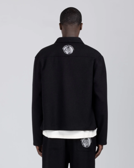 All Over LA Fleece Coaches Jacket Midnight Blue (13)