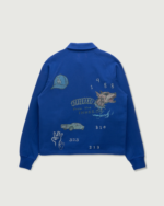 All Over LA Fleece Coaches Jacket Midnight Blue (7)