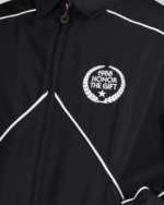 Honeycomb Ripstop Track Jacket Black (3)