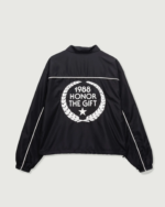 Honeycomb Ripstop Track Jacket Black (5)