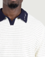 Pique Colorblock Polo Bone (3)