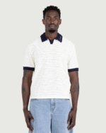 Pique Colorblock Polo Bone (5)