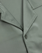 Satin Chest Logo Camp Collar Sage (4)