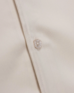 Satin Chest Logo Camp Collar Sand (4)