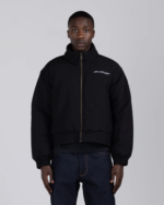 Script Puffer Jacket Black (1)