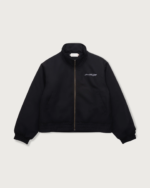 Script Puffer Jacket Black