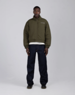 Script Puffer Jacket Olive (5)