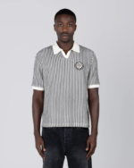 Striped Knit Polo Bone (1)