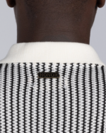 Striped Knit Polo Bone (3)