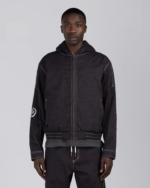 Twill Hooded Jacket Black (2)