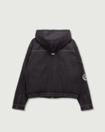Twill Hooded Jacket Black (4)