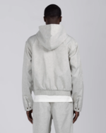 Twill Hooded Jacket Stone (2)